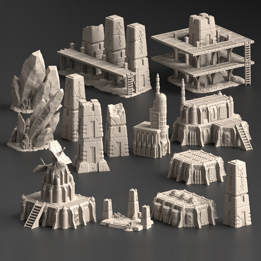 Vharaq Null, The Hollow Signal - Terrain Bundle
