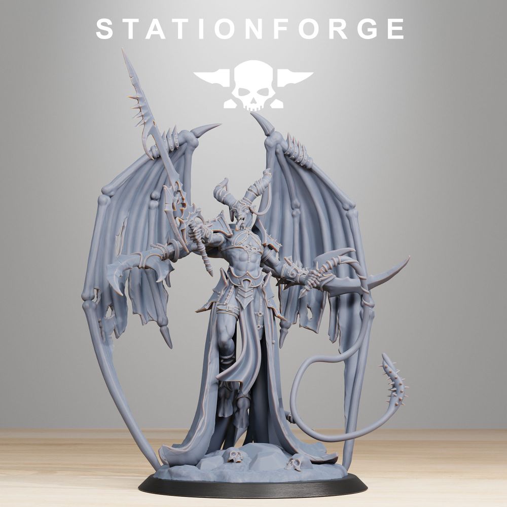 Hellspawn Demon Queen, Hellspawn proxy miniature, 28mm heroic scale unpainted resin