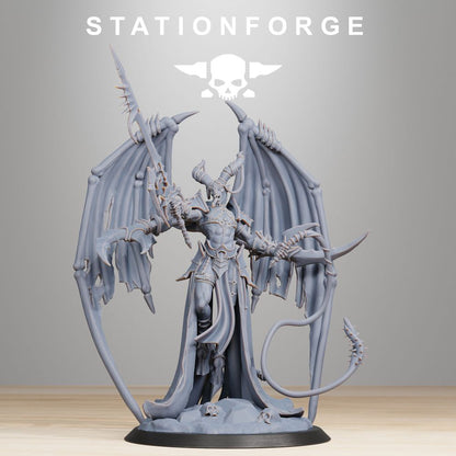 Hellspawn Demon Queen, Hellspawn proxy miniature, 28mm heroic scale unpainted resin