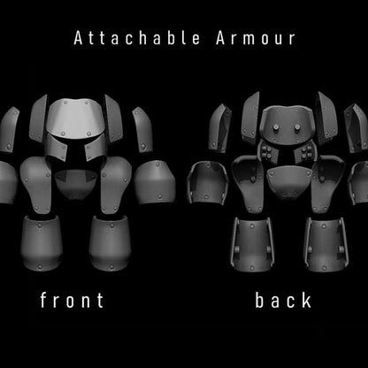 Tech Priests Robot Droidtex, Tech Priests proxy miniature, 28mm heroic scale unpainted resin, view 4