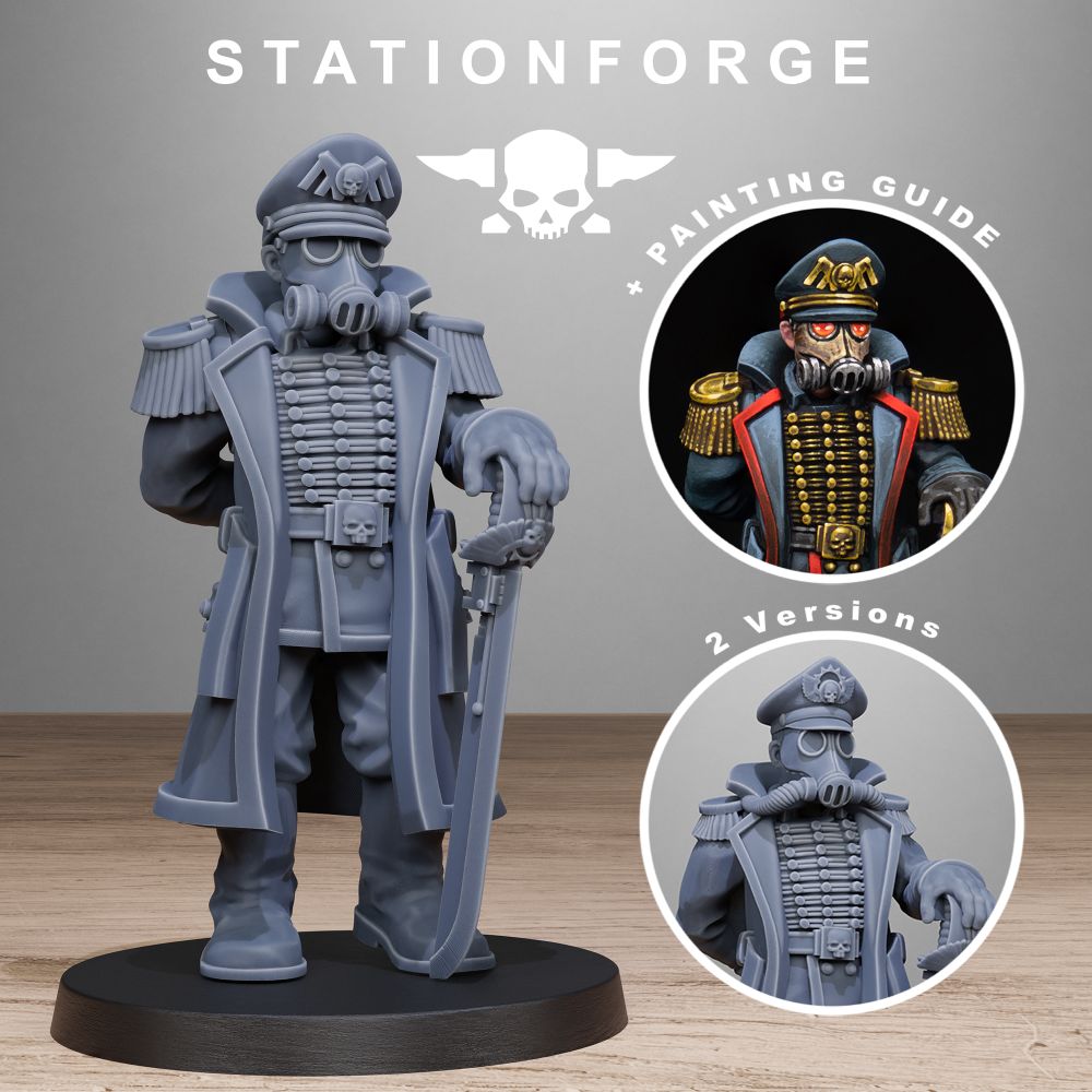 GrimGuard Starter Pack, miniature bundle, 28mm heroic scale unpainted resin, view 4
