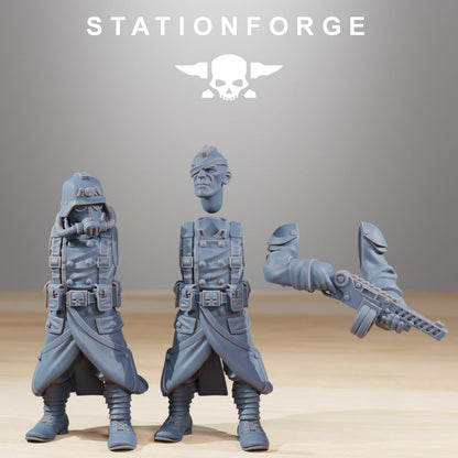GrimGuard Starter Pack, miniature bundle, 28mm heroic scale unpainted resin, view 6