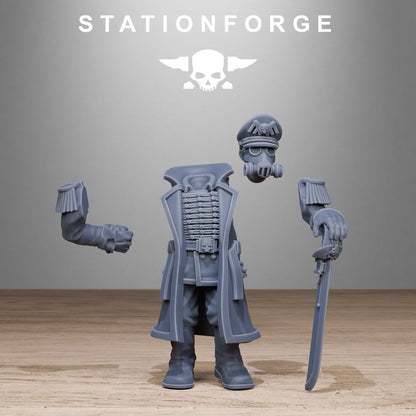 GrimGuard Starter Pack, miniature bundle, 28mm heroic scale unpainted resin, view 7