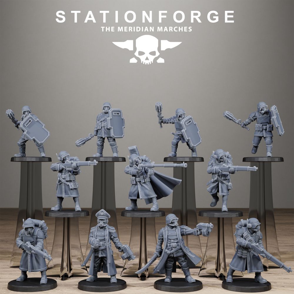 Meridian Starter Pack, miniature bundle, 28mm heroic scale unpainted resin
