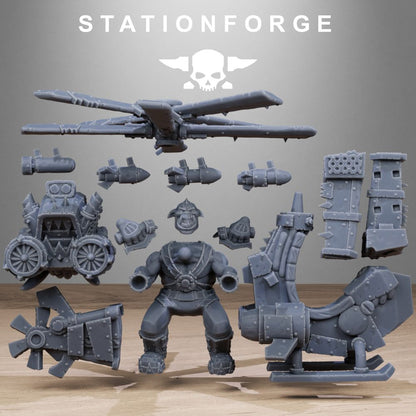 Orkaz Starter Pack, miniature bundle, 28mm heroic scale unpainted resin, view 5