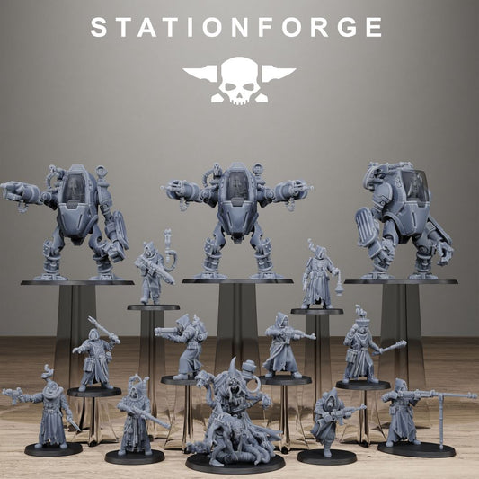 Scavenger Starter Pack, miniature bundle, 28mm heroic scale unpainted resin