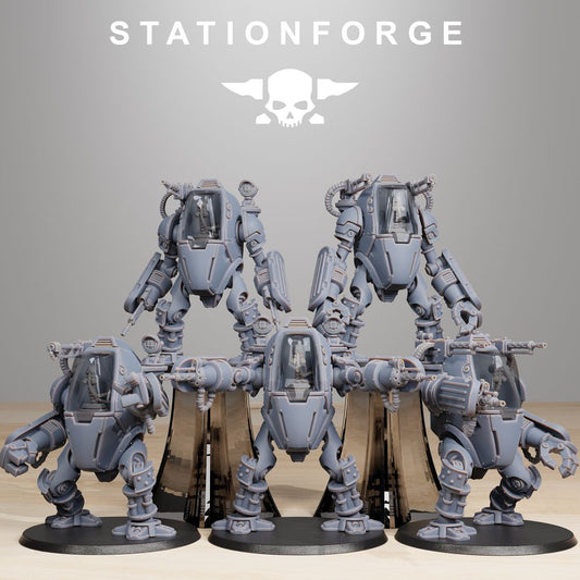 Scavenger Starter Pack, miniature bundle, 28mm heroic scale unpainted resin, view 2