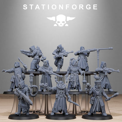 Scavenger Starter Pack, miniature bundle, 28mm heroic scale unpainted resin, view 3
