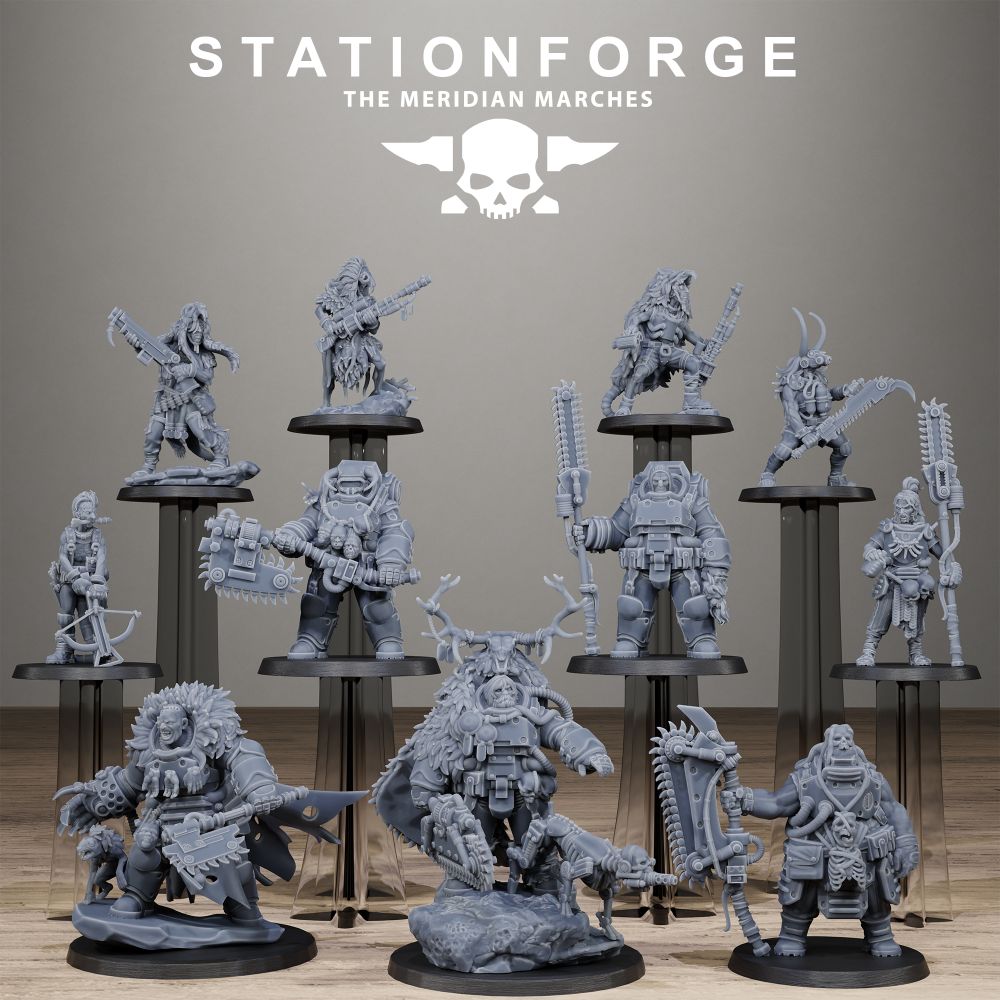 Vargeld Starter Pack, miniature bundle, 28mm heroic scale unpainted resin