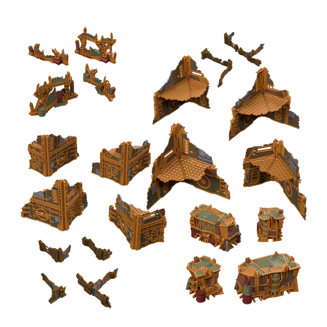 Ork Junkyard Foldable Terrain - 11th Edition