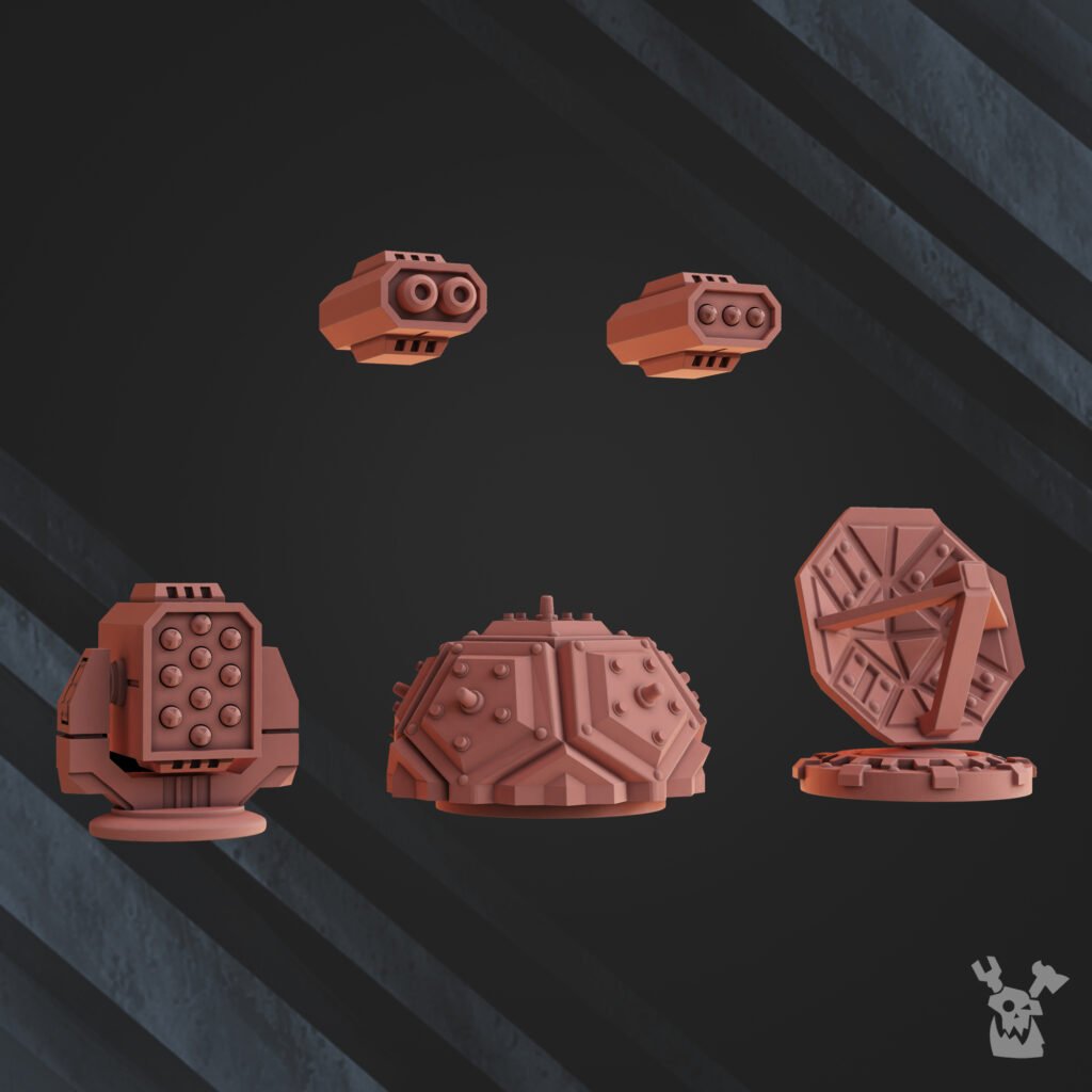 Flame Knights Apc, proxy miniature, transport, 28mm heroic scale unpainted resin, view 5