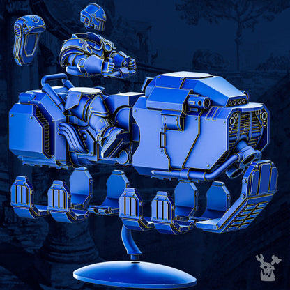 Ultra Knights Airus Cursors Squad, proxy miniature, 28mm heroic scale unpainted resin, view 4