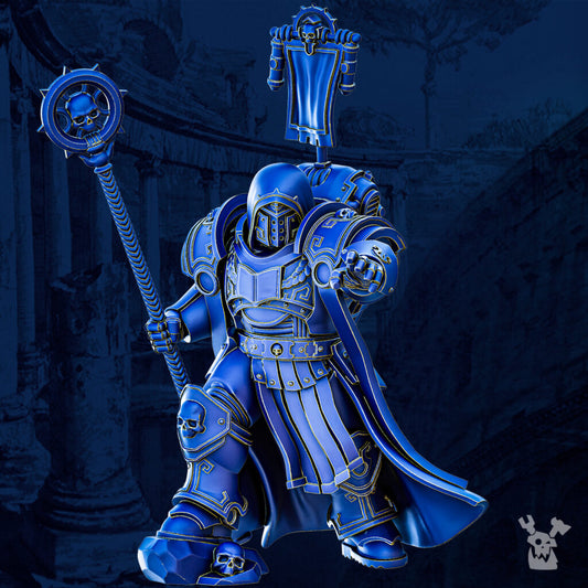 Ultra Knights Homer The Psylliad, proxy miniature, character, 28mm heroic scale unpainted resin