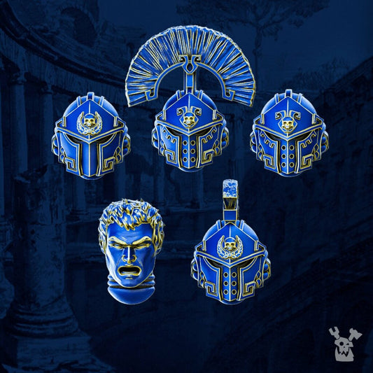 Ultra Knights Princeps Cohorte Heads V2, resin conversion bits, 28mm heroic scale unpainted resin