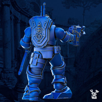 Ultra Knights Tacet Vestiga Squad Build Kit, proxy miniature, 28mm heroic scale unpainted resin, view 8