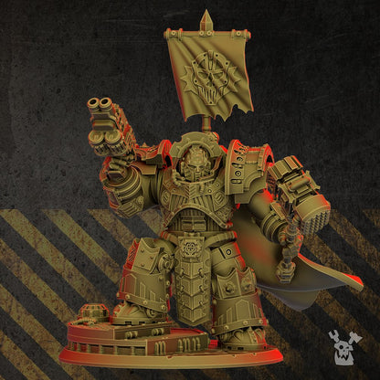Iron Knights High Brother, proxy miniature, 28mm heroic scale unpainted resin
