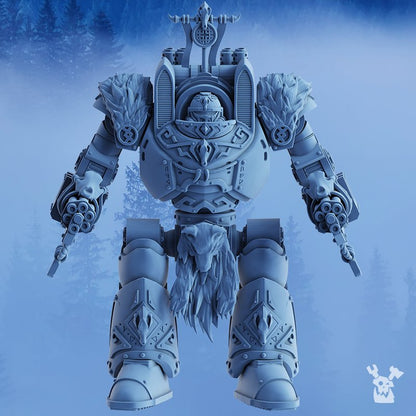 Wolf Knights Ancient Bits, proxy miniature, 28mm heroic scale unpainted resin, view 2