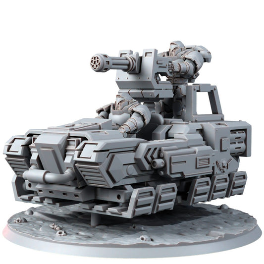 Space Knights Armored Exploret Atv, proxy miniature, 28mm heroic scale unpainted resin