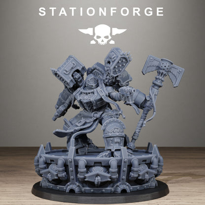 Imperial Army Dominium, proxy miniature, 28mm heroic scale unpainted resin, view 2