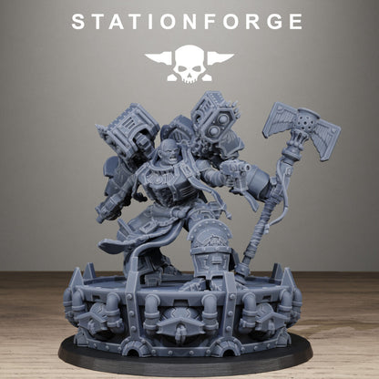 Imperial Army Dominium, proxy miniature, 28mm heroic scale unpainted resin, view 3