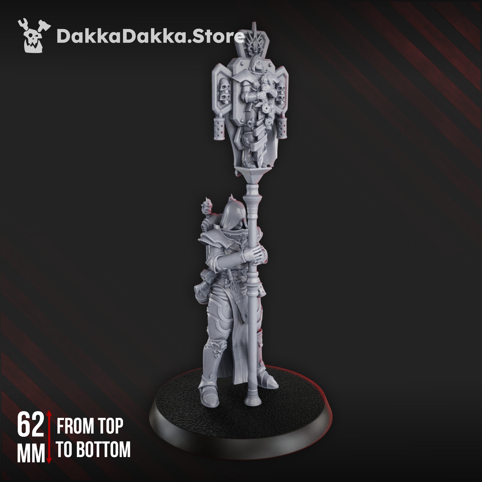 Battle Sisters Relict (War Sisters), proxy miniature, 28mm heroic scale unpainted resin