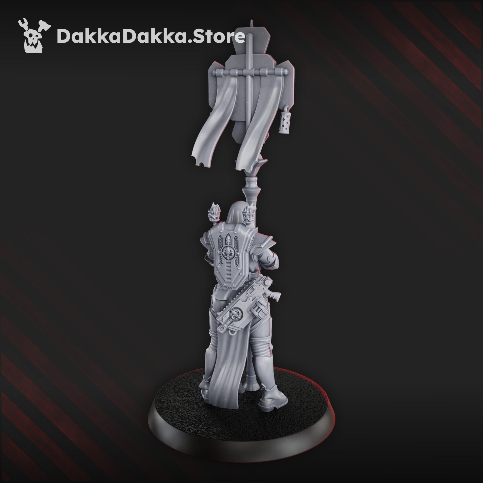 Battle Sisters Relict (War Sisters), proxy miniature, 28mm heroic scale unpainted resin, view 2