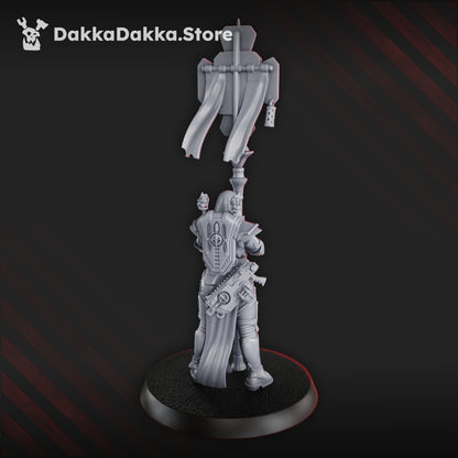 Battle Sisters Relict (War Sisters), proxy miniature, 28mm heroic scale unpainted resin, view 2