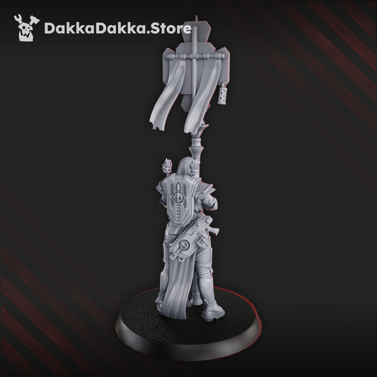 Battle Sisters Relict (War Sisters), proxy miniature, 28mm heroic scale unpainted resin, view 2