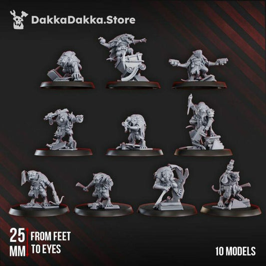 Tech Priests Ancient, proxy miniature, 28mm heroic scale unpainted resin