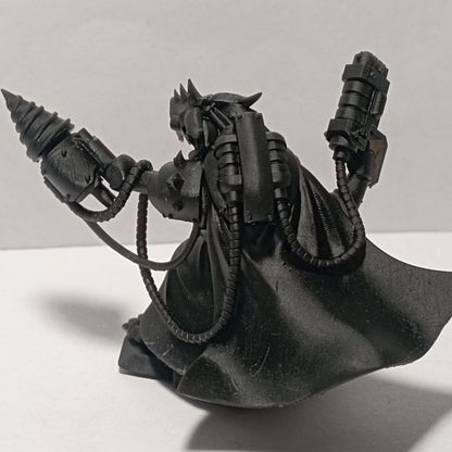 Tech Priests Shift Supervisor, proxy miniature, 28mm heroic scale unpainted resin, view 10
