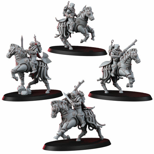 Tech Priests Styxmoon Numidarii (4 Units), proxy miniature, squad, 28mm heroic scale unpainted resin