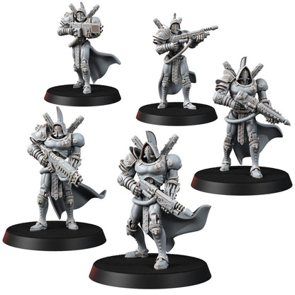 Tech Priests Cult Of Mars Forged, proxy miniature, 28mm heroic scale unpainted resin