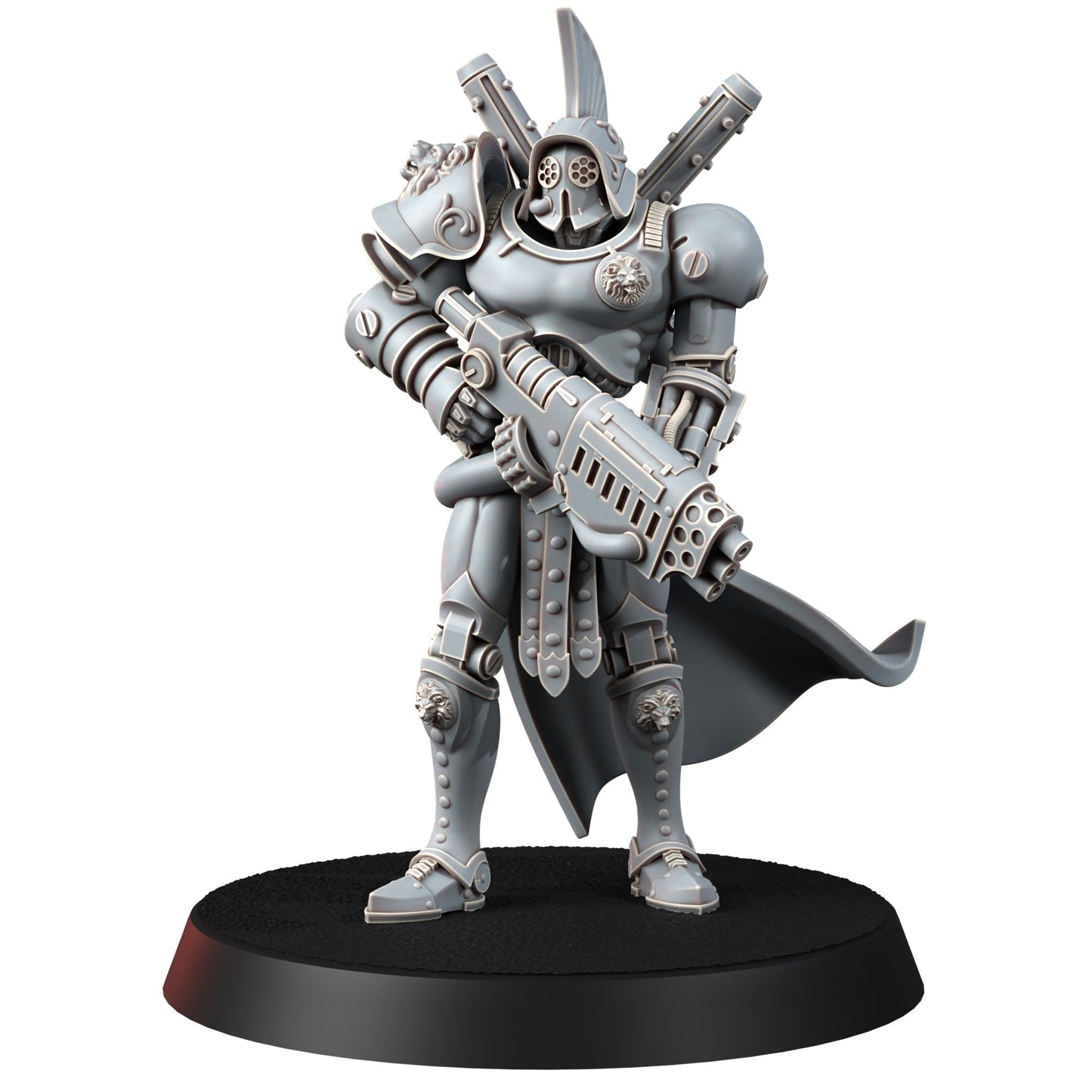 Tech Priests Cult Of Mars Forged, proxy miniature, 28mm heroic scale unpainted resin, view 6