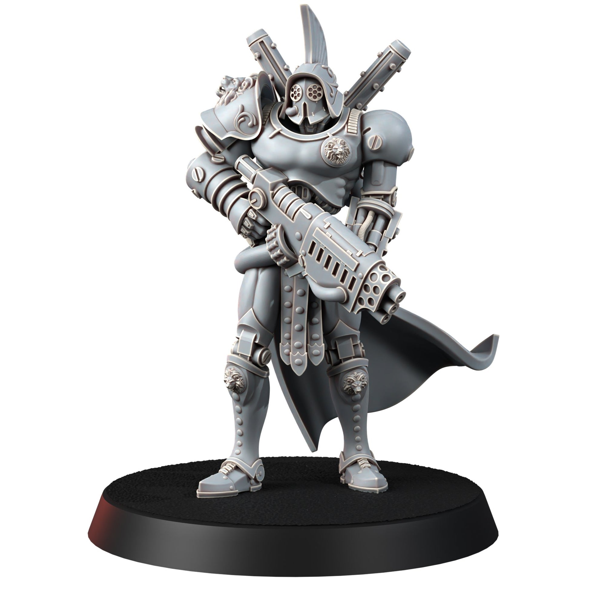 Tech Priests Cult Of Mars Forged, proxy miniature, 28mm heroic scale unpainted resin, view 6