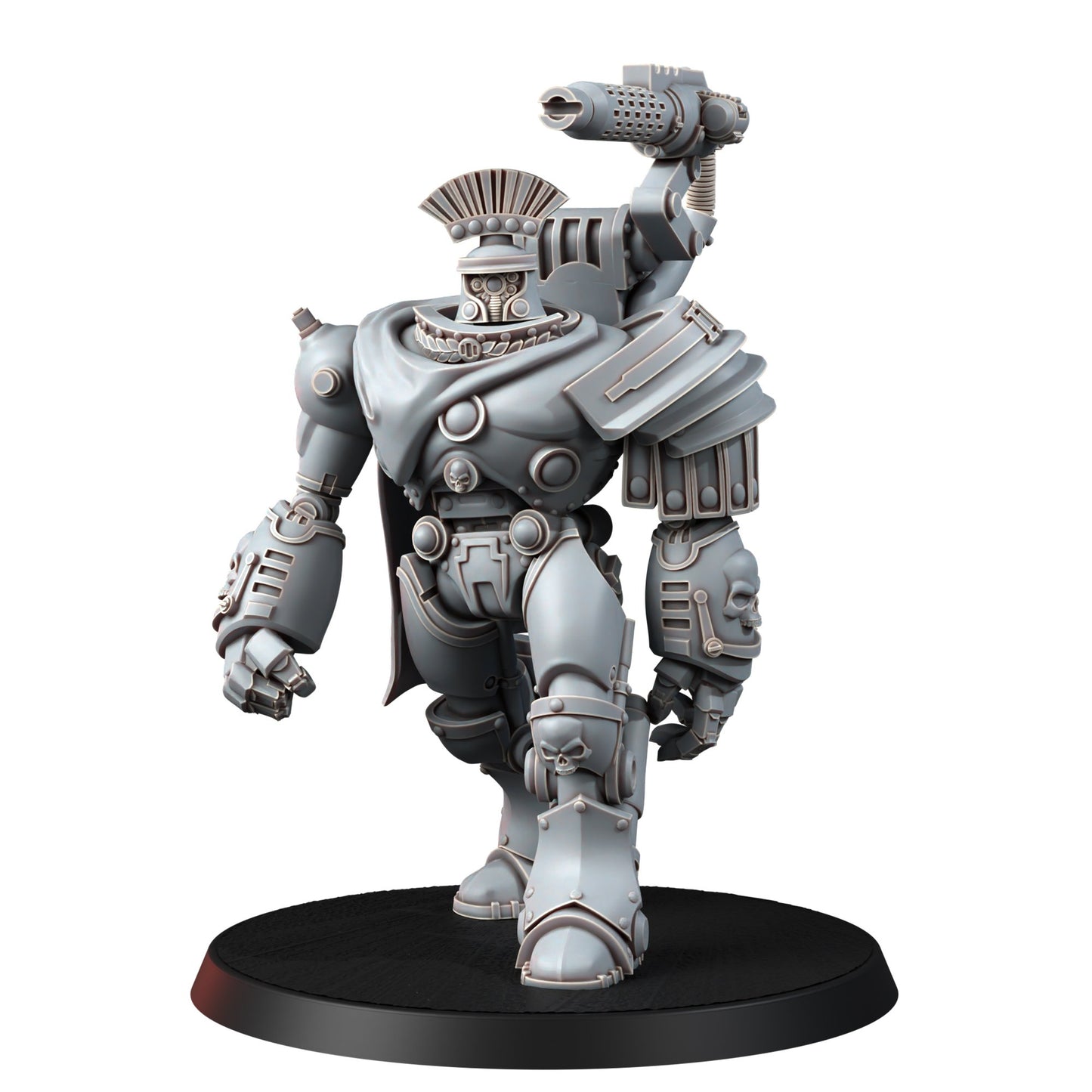 Tech Priests Cult Of Mars Iron Golems Team (3 Units), proxy miniature, squad, 28mm heroic scale unpainted resin, view 5