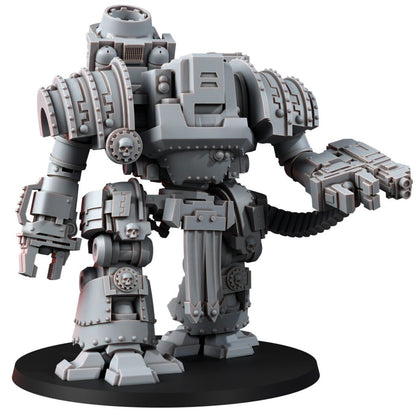 Tech Priests Cult Of Mars Martian Decorated Siege Machine, proxy miniature, 28mm heroic scale unpainted resin