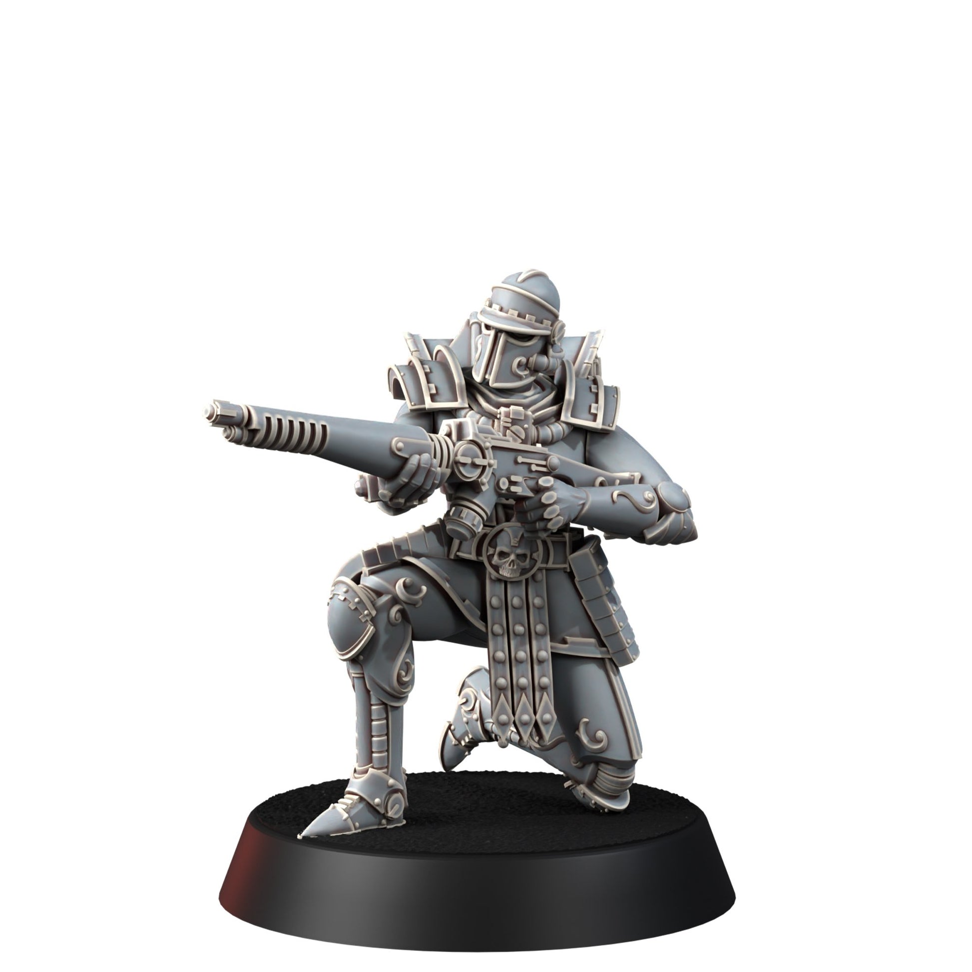 Tech Priests Cult Of Mars Martian Gatekeepers (16 Units), proxy miniature, squad, 28mm heroic scale unpainted resin, view 4