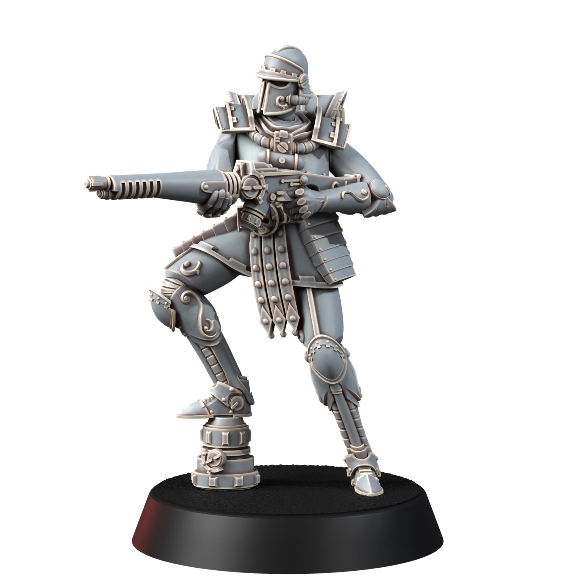 Tech Priests Cult Of Mars Martian Gatekeepers (16 Units), proxy miniature, squad, 28mm heroic scale unpainted resin, view 8