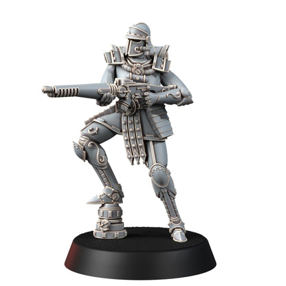 Tech Priests Cult Of Mars Martian Gatekeepers (16 Units), proxy miniature, squad, 28mm heroic scale unpainted resin, view 8