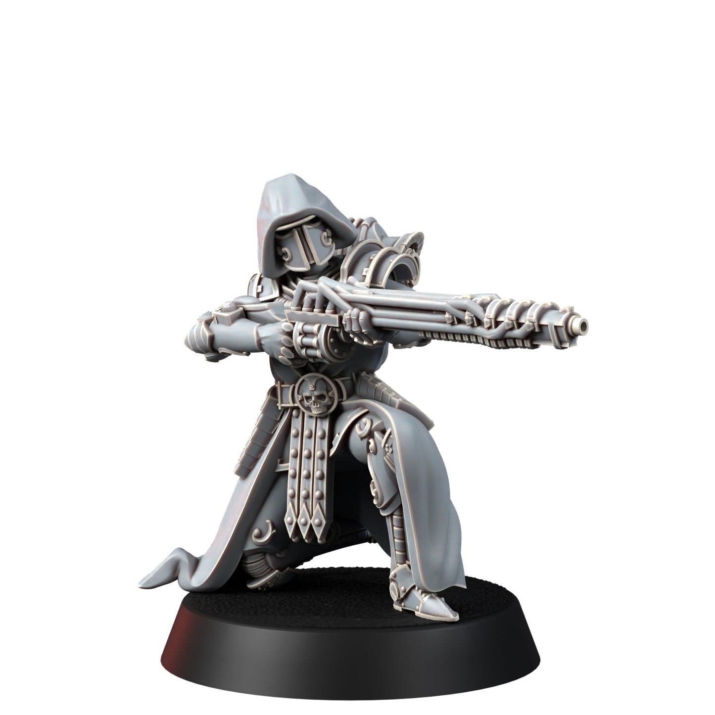 Tech Priests Cult Of Mars Rovers (10 Units), proxy miniature, squad, 28mm heroic scale unpainted resin, view 3