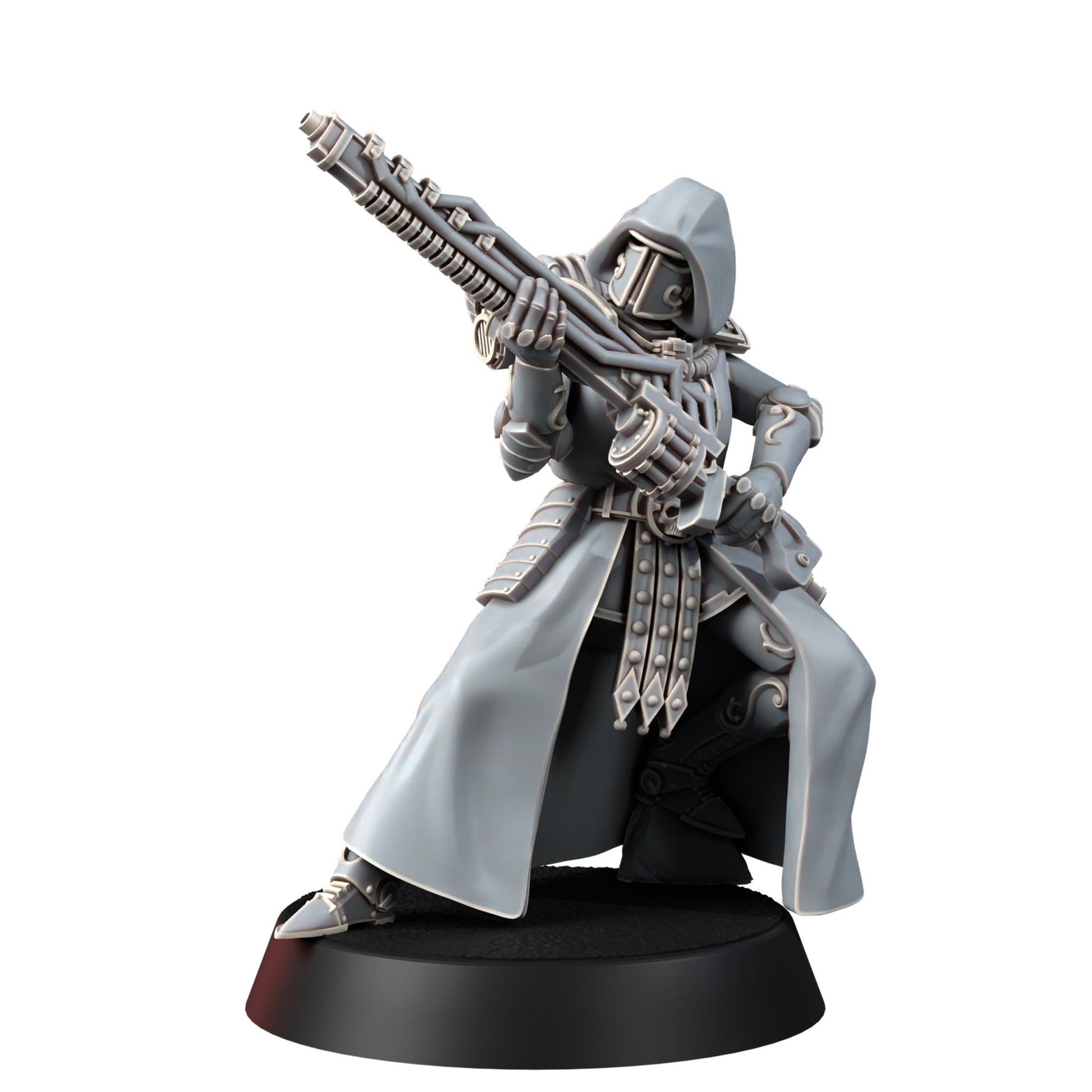 Tech Priests Cult Of Mars Rovers (10 Units), proxy miniature, squad, 28mm heroic scale unpainted resin, view 5