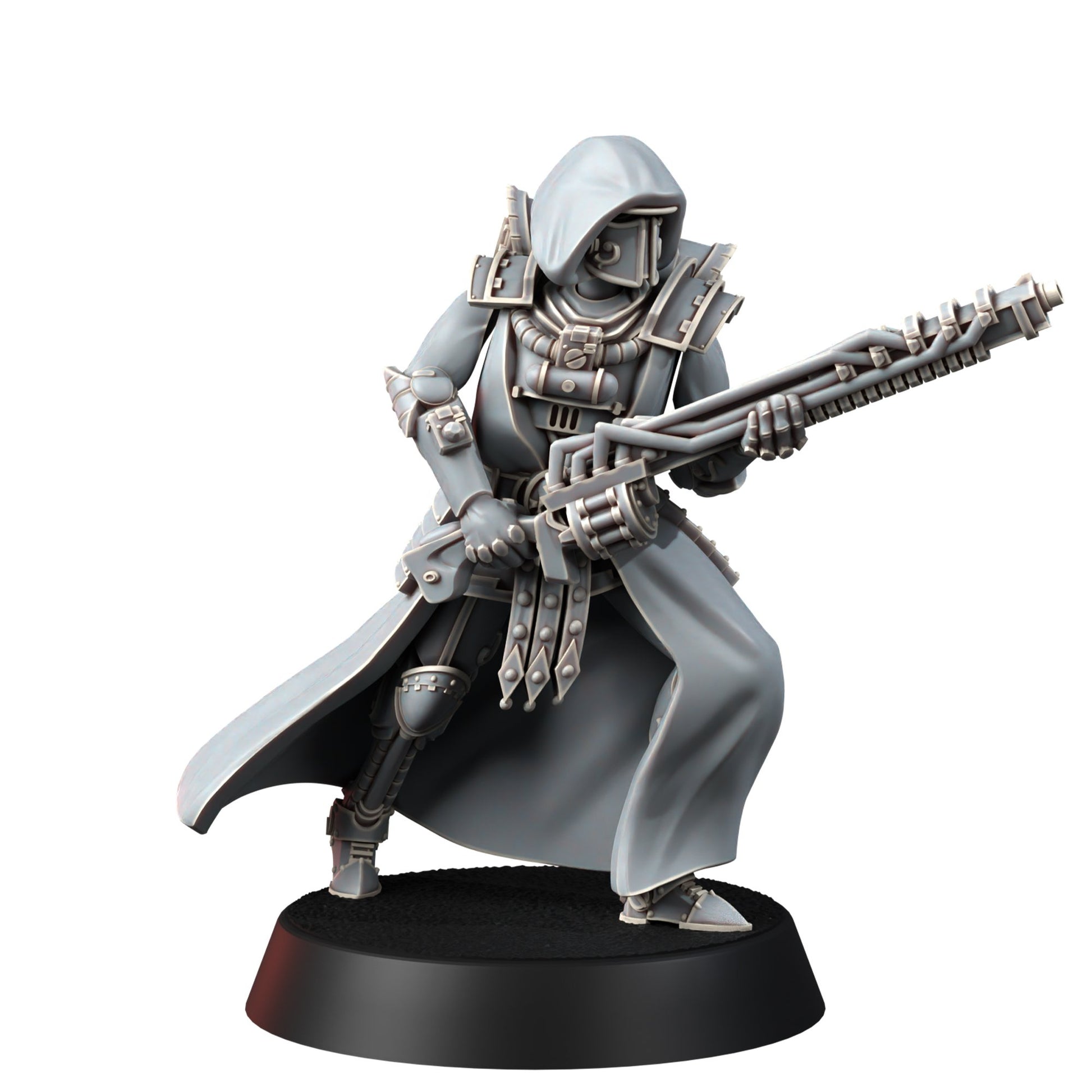 Tech Priests Cult Of Mars Rovers (10 Units), proxy miniature, squad, 28mm heroic scale unpainted resin, view 9