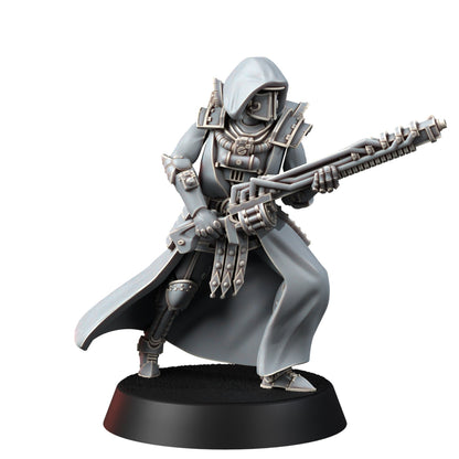 Tech Priests Cult Of Mars Rovers (10 Units), proxy miniature, squad, 28mm heroic scale unpainted resin, view 9