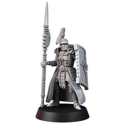 Tech Priests Cult Of Mars Scutaari (10 Units), proxy miniature, squad, 28mm heroic scale unpainted resin, view 7