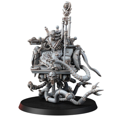 Tech Priests Cult Of Mars Senator, proxy miniature, 28mm heroic scale unpainted resin