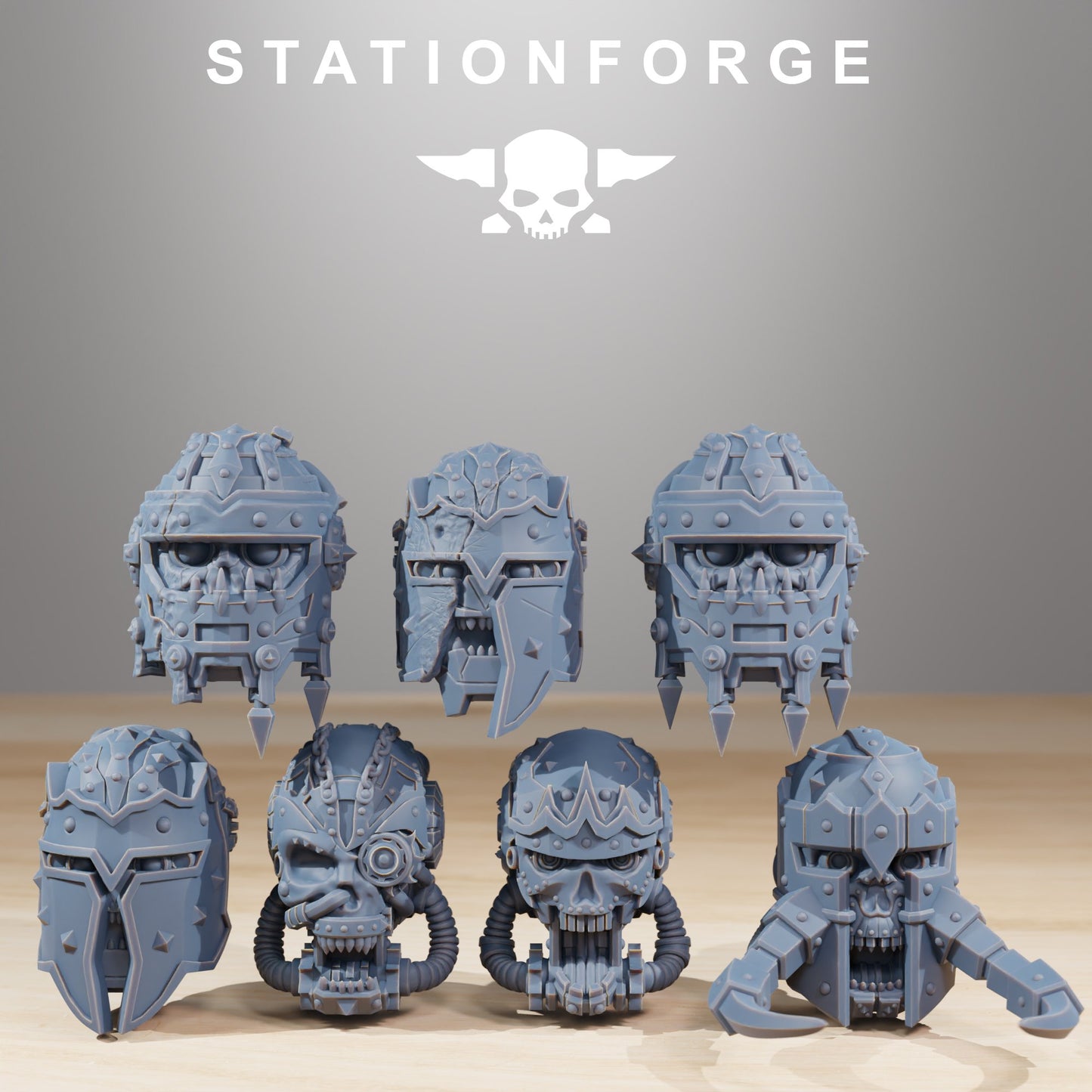 Tech Priests Pythonicus Defender MK2, proxy miniature, 28mm heroic scale unpainted resin, view 4