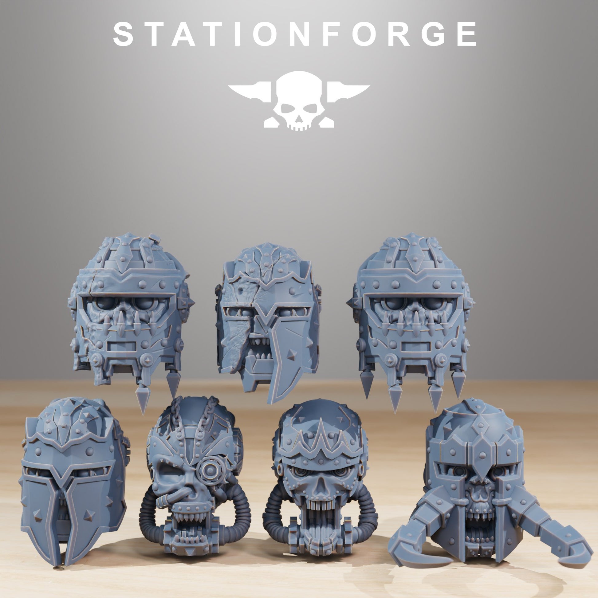 Tech Priests Pythonicus Defender MK2, proxy miniature, 28mm heroic scale unpainted resin, view 4
