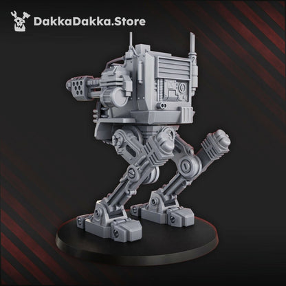 Imperial Army Phaeton Guard Stomper Mech, proxy miniature, walker, 28mm heroic scale unpainted resin, view 2