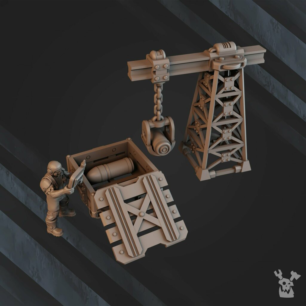 Imperial Army Regius Guard Artillery Mount And Siege Gun, resin miniature bases, 28mm heroic scale unpainted resin, view 8