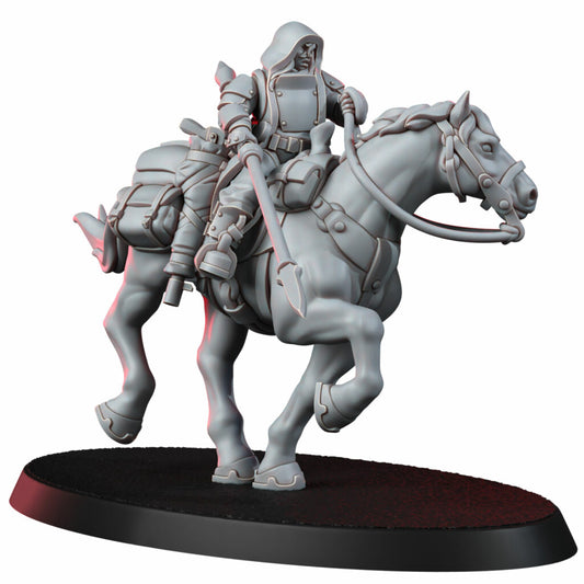 Imperial Army Assault Rider, proxy miniature, vehicle, 28mm heroic scale unpainted resin